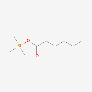molecular formula C9H20O2Si B077764 Trimethylsilyl hexanoate CAS No. 14246-15-2