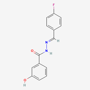 molecular formula C14H11FN2O2 B7776685 MFCD01154505 