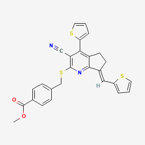 molecular formula C27H20N2O2S3 B7776758 MFCD02647589 