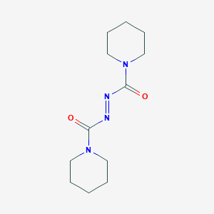 molecular formula C12H20N4O2 B077770 (NE)-N-(piperidine-1-carbonylimino)piperidine-1-carboxamide CAS No. 10465-81-3