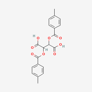 molecular formula C20H18O8 B7777039 (+)-Di-p-toluoyl-D-tartaric Acid CAS No. 104695-67-2