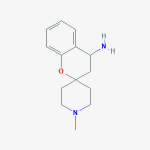molecular formula C14H20N2O B7777187 1'-Methylspiro[chroman-2,4'-piperidin]-4-amine 