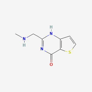 molecular formula C8H9N3OS B7777354 2-(methylaminomethyl)-1H-thieno[3,2-d]pyrimidin-4-one 