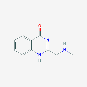 molecular formula C10H11N3O B7777488 2-(methylaminomethyl)-1H-quinazolin-4-one 