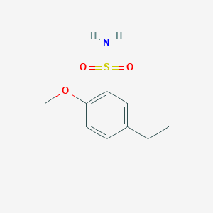 Benzenesulfonamide, 2-methoxy-5-(1-methylethyl)-