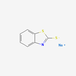 molecular formula C7H4NNaS2 B7777641 sodium;1,3-benzothiazole-2-thiolate 