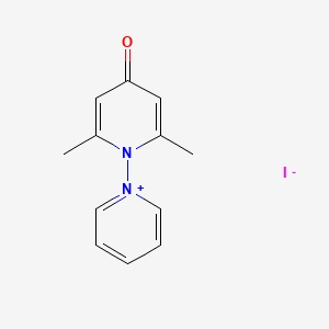 1-(2,6-Dimethyl-4-oxo-1(4H)-pyridinyl)pyridinium iodide