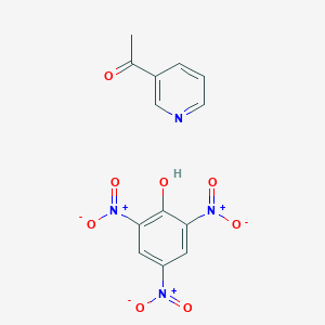1-Pyridin-3-ylethanone;2,4,6-trinitrophenol