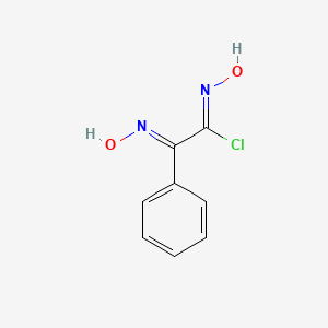 (E,Z)-N-Hydroxy-2-(N-hydroxyimino)-2-phenylethenecarbonimidoyl chloride
