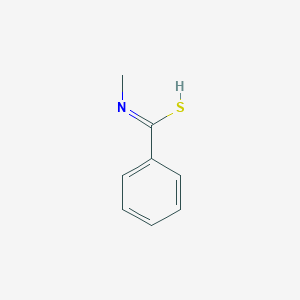 molecular formula C8H9NS B7777748 N-methylbenzenecarboximidothioic acid 