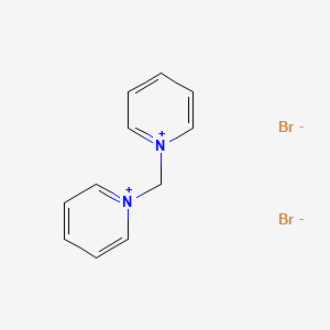 molecular formula C11H12Br2N2 B7777826 Pyridinium, 1,1'-methylenebis-, dibromide CAS No. 40032-49-3