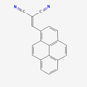 molecular formula C20H10N2 B7778241 2-(pyren-1-ylmethylidene)propanedinitrile CAS No. 27287-82-7