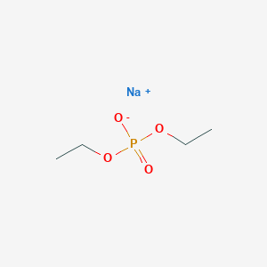 molecular formula C4H10NaO4P B7778274 sodium;diethyl phosphate 