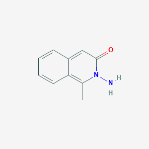 molecular formula C10H10N2O B7778560 2-Amino-1-methyl-2,3-dihydroisoquinolin-3-one CAS No. 75122-66-6