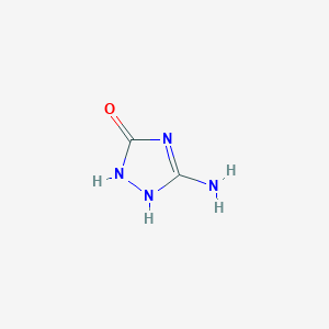 molecular formula C2H4N4O B7778766 5-amino-1,2-dihydro-1,2,4-triazol-3-one 