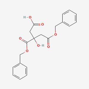 5-(Benzyloxy)-3-[(benzyloxy)carbonyl]-3-hydroxy-5-oxopentanoic acid