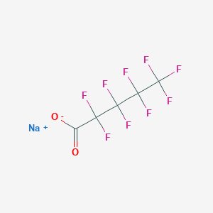 molecular formula C5F9NaO2 B7778869 sodium;2,2,3,3,4,4,5,5,5-nonafluoropentanoate 