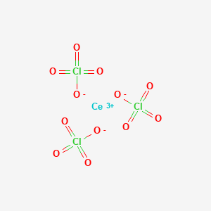molecular formula CeCl3O12 B077789 Cerium(3+) perchlorate CAS No. 14017-47-1