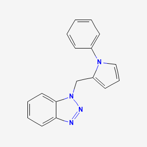 1-[(1-Phenyl-1H-pyrrol-2-yl)methyl]-1H-1,2,3-benzotriazole