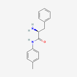 molecular formula C16H18N2O B7778938 (2S)-2-Amino-N-(4-methylphenyl)-3-phenylpropanamide 