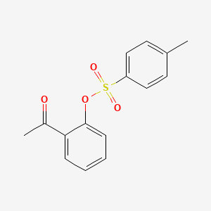 molecular formula C15H14O4S B7778985 (2-Acetylphenyl) 4-methylbenzenesulfonate 