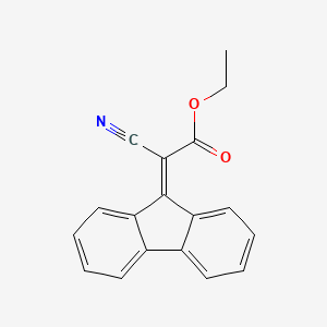 Acetic acid, cyano-9H-fluoren-9-ylidene-, ethyl ester