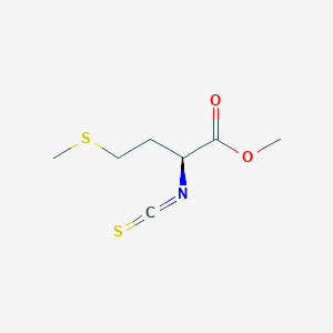 molecular formula C7H11NO2S2 B7779141 Methyl L-2-isothiocyanato-4-(methylthio)butyrate 