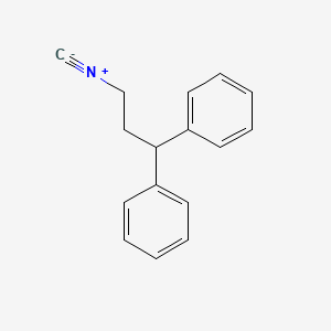molecular formula C16H15N B7779219 (3-Isocyano-1-phenylpropyl)benzene 