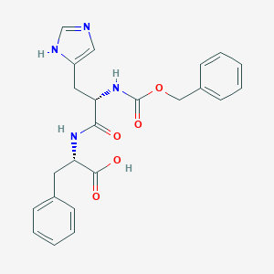 molecular formula C23H24N4O5 B077793 Z-His-Phe-OH CAS No. 13053-69-5