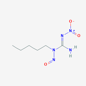 molecular formula C6H13N5O3 B077794 2-Nitro-1-nitroso-1-pentylguanidine CAS No. 13010-10-1