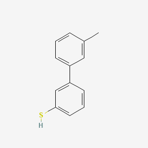 molecular formula C13H12S B7779595 3-(3-Methylphenyl)thiophenol 