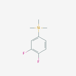 molecular formula C9H12F2Si B7779623 (3,4-Difluorophenyl)trimethylsilane 