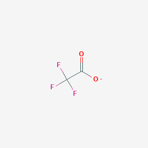 molecular formula C2F3O2- B077799 Trifluoroacetate CAS No. 14477-72-6
