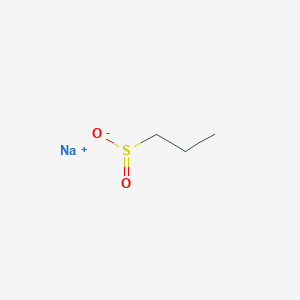 molecular formula C3H7NaO2S B7779990 sodium;propane-1-sulfinate 
