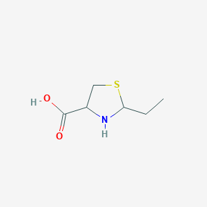 4-Thiazolidinecarboxylic acid, 2-ethyl-