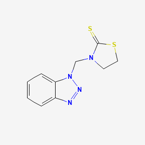 3-(1H-1,2,3-Benzotriazol-1-ylmethyl)-1,3-thiazolidine-2-thione