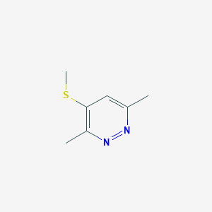 3,6-Dimethyl-4-(methylsulfanyl)pyridazine
