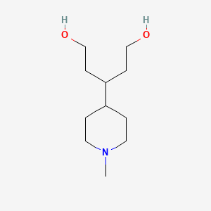3-(1-Methylpiperidin-4-yl)pentane-1,5-diol