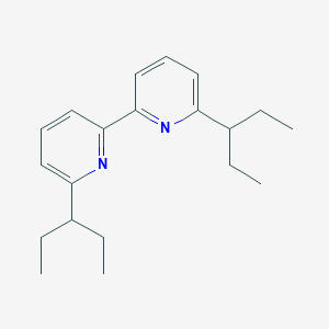 molecular formula C20H28N2 B7780397 2-(Pentan-3-yl)-6-[6-(pentan-3-yl)pyridin-2-yl]pyridine 
