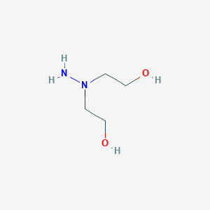 molecular formula C4H12N2O2 B077805 Ethanol, 2,2'-hydrazonobis- CAS No. 13529-51-6
