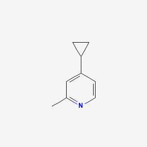 molecular formula C9H11N B7780574 4-Cyclopropyl-2-methylpyridine 