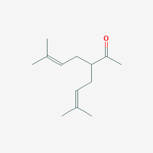 molecular formula C13H22O B7780844 5-Hepten-2-one, 6-methyl-3-(3-methyl-2-butenyl)- CAS No. 2753-03-9