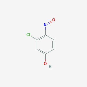 molecular formula C6H4ClNO2 B077810 3-Chloro-4-nitrosophenol CAS No. 13362-36-2