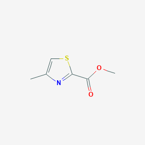 molecular formula C6H7NO2S B077814 Methyl 4-methylthiazole-2-carboxylate CAS No. 14542-15-5