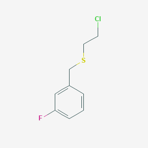 molecular formula C9H10ClFS B7781437 C9H10ClFS 