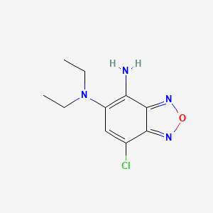 7-chloro-N~5~,N~5~-diethyl-2,1,3-benzoxadiazole-4,5-diamine