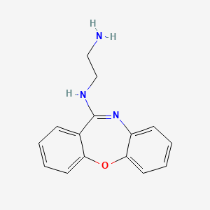 molecular formula C15H15N3O B7781492 N'-benzo[b][1,4]benzoxazepin-6-ylethane-1,2-diamine 