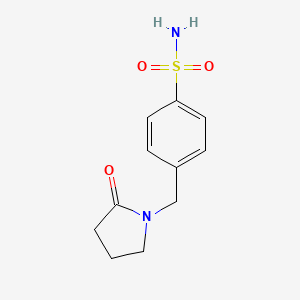 4-[(2-Oxopyrrolidin-1-yl)methyl]benzenesulfonamide