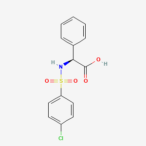 (S)-2-(4-chlorophenylsulfonamido)-2-phenylacetic acid