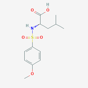 N-[(4-methoxyphenyl)sulfonyl]-L-leucine